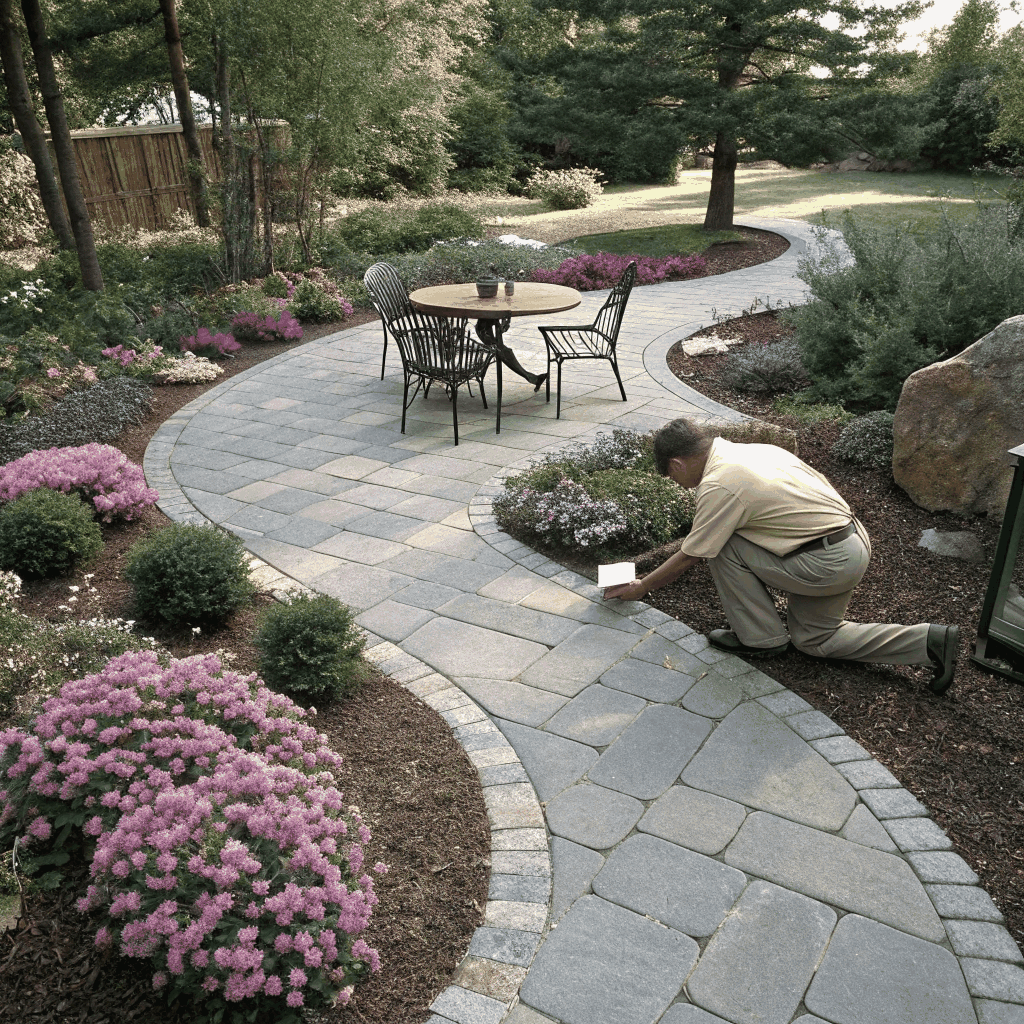 Native plant garden with sustainable irrigation in River Side